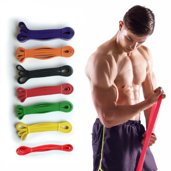Pull Up Assistance Bands, Resistance Bands Set of 6, with Door Anchor for Men & Women, Heavy Duty Stretch Exercise Bands, Resistance Bands for Working Out, Muscle Training, Physical Therapy