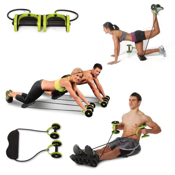 Ab Roller Wheel with Resistance Band