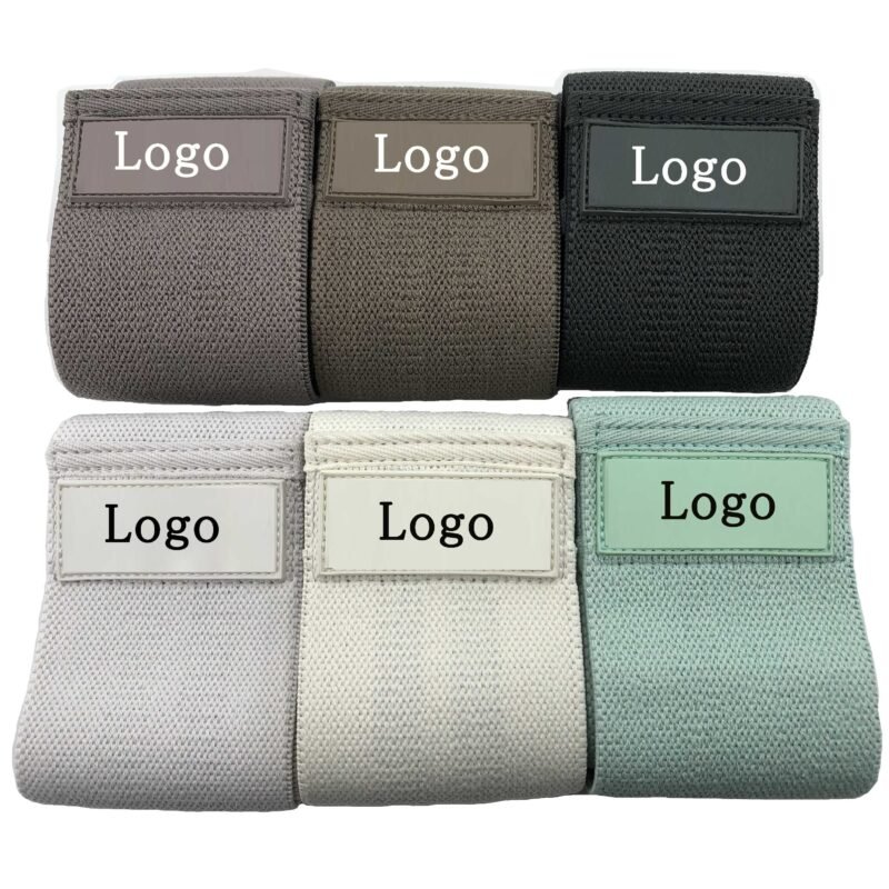 Pantone Color Yoga Resistance Band Elastic Workout Bands For Butt Fitness Resistance Hip Circle Band
