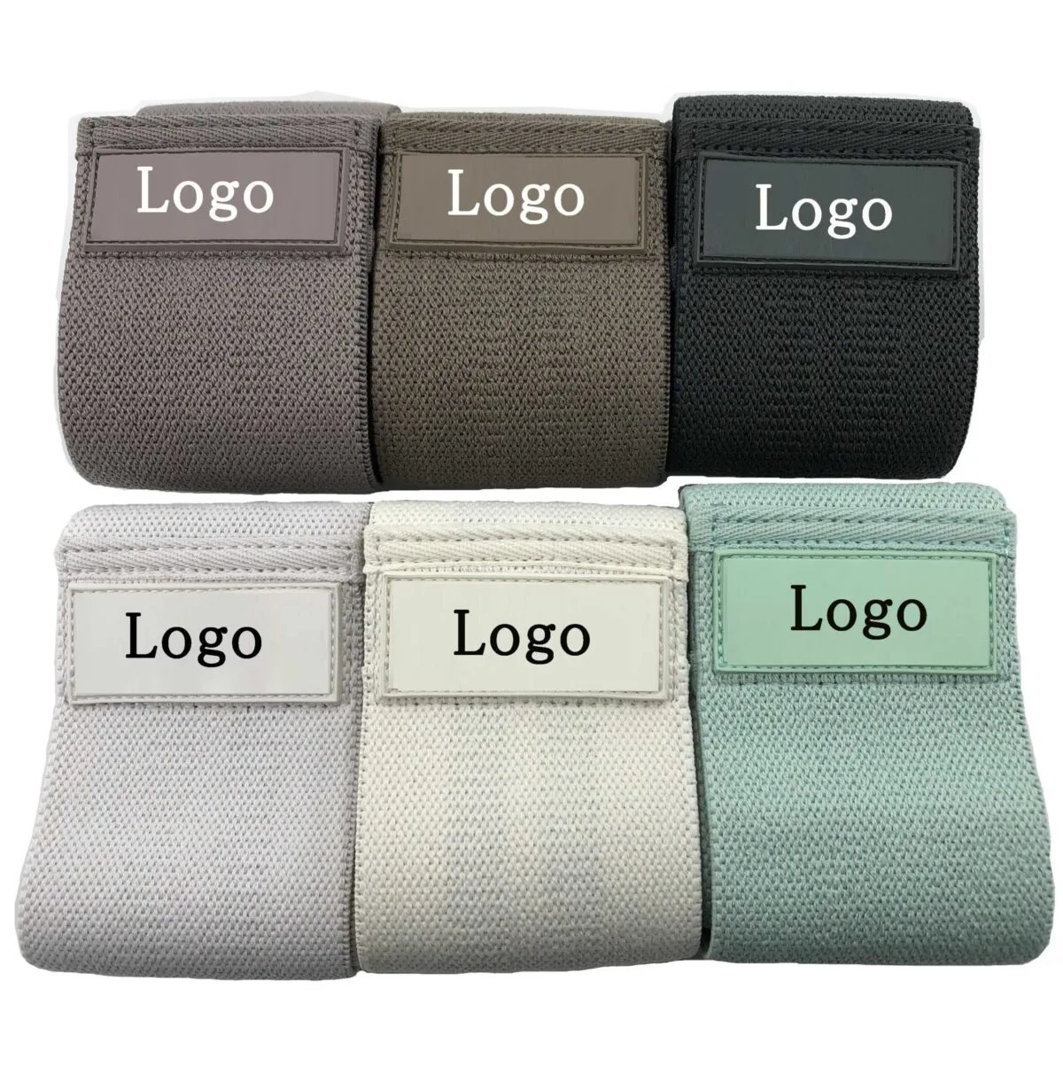 Pantone Color Yoga Resistance Band Elastic Workout Bands For Butt Fitness Resistance Hip Circle Band