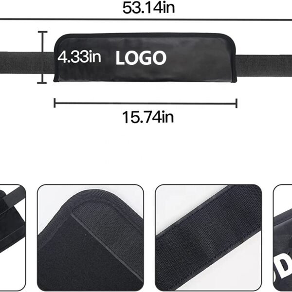 Exercise Hip Thrust Belt - Glute Trainer for Home Workouts with Extra Padding - Fully Adjustable Hip Thrust Belt for Dumbbells - Booty Builder, Glute Workout Equipment