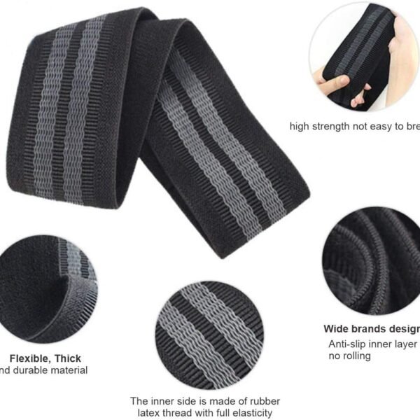 Resistance Bands, Exercise Workout Bands for Women and Men, 3 Set of Stretch Bands for Booty Legs, Pilates Flexbands