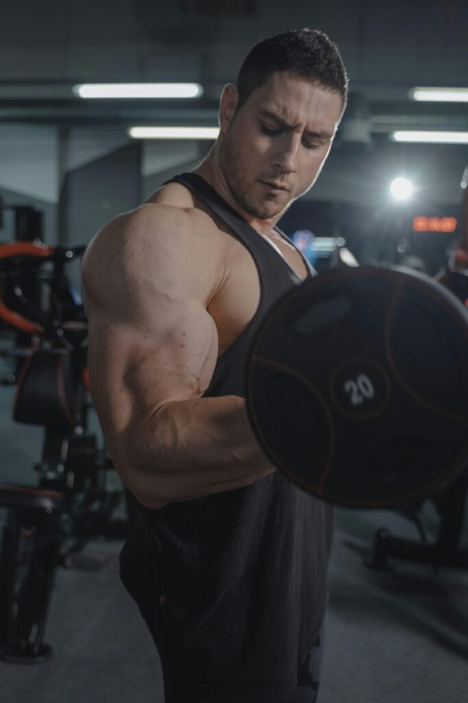 A Man Working Out