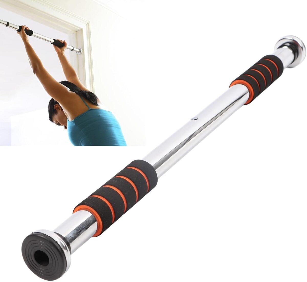 Adjustable 2-Way Pull-Up Bar for Door Frames - Image 3