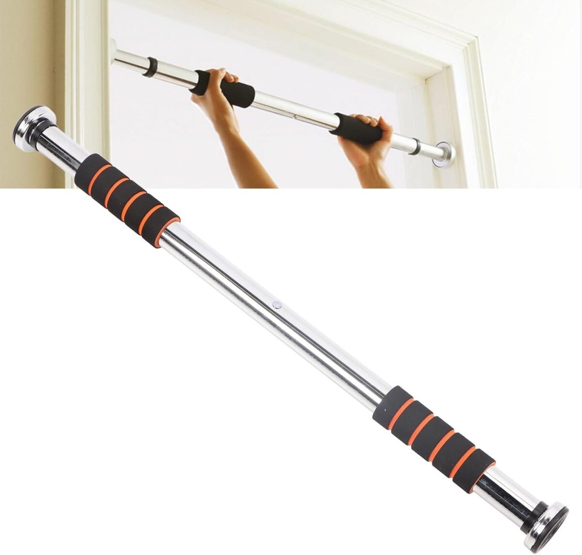 Adjustable 2-Way Pull-Up Bar for Door Frames - Image 2