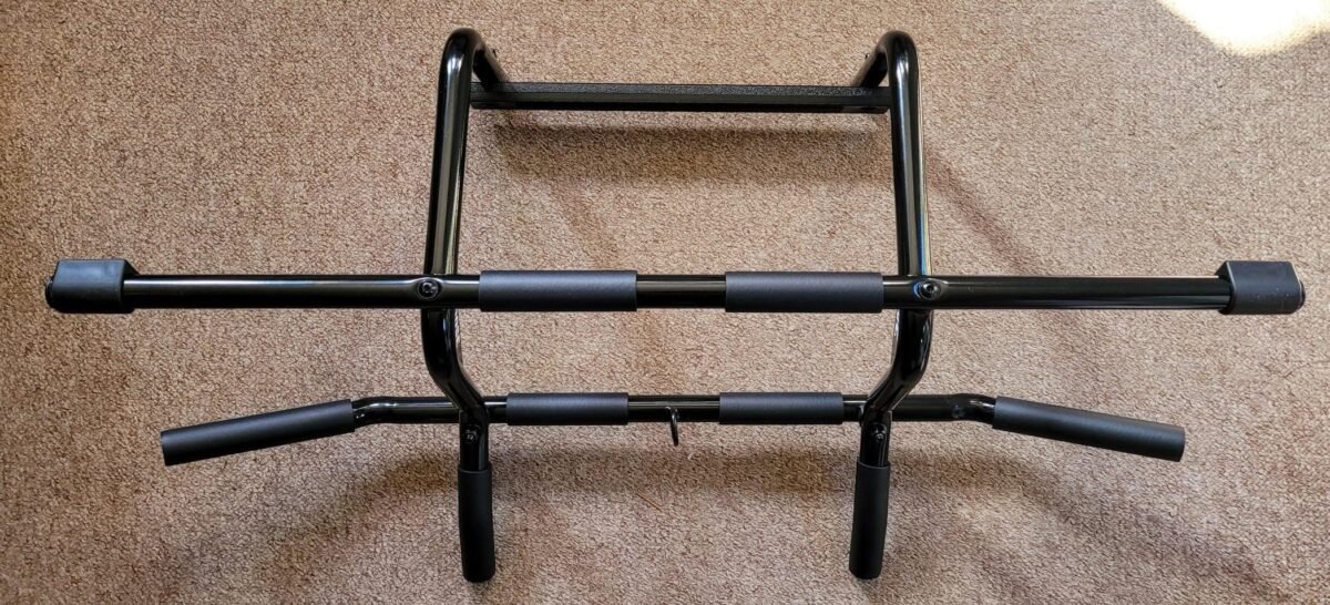 Doorway Pull-Up Bar For Door Frame Without Screws, 250 Lbs Capacity, Anti-Slip Padded Grips - Image 3