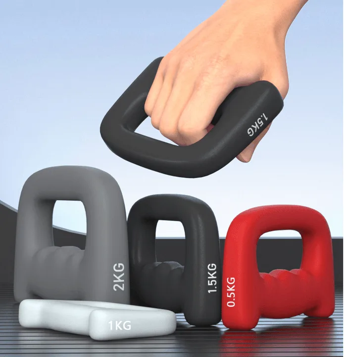 Neoprene D Grip Boxing Dumbbells  Hand Weight - Image 2