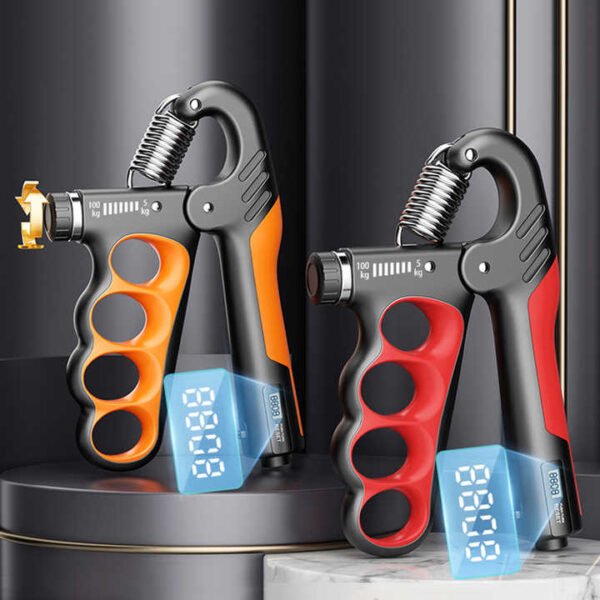 Adjustable Hand Grip Strengthener with Automatic Counter, 5-100KG