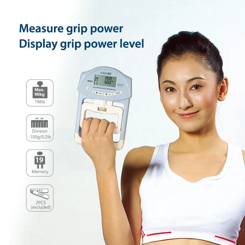 Digital Grip Strength Tester with LCD Display, 198 lbs Capacity - Image 5