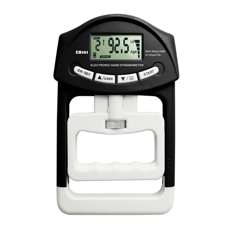 Digital Grip Strength Tester with LCD Display, 198 lbs Capacity - Image 2