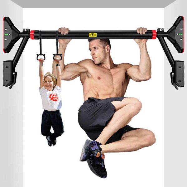 Secure 4-Point Support Pull-Up Bar