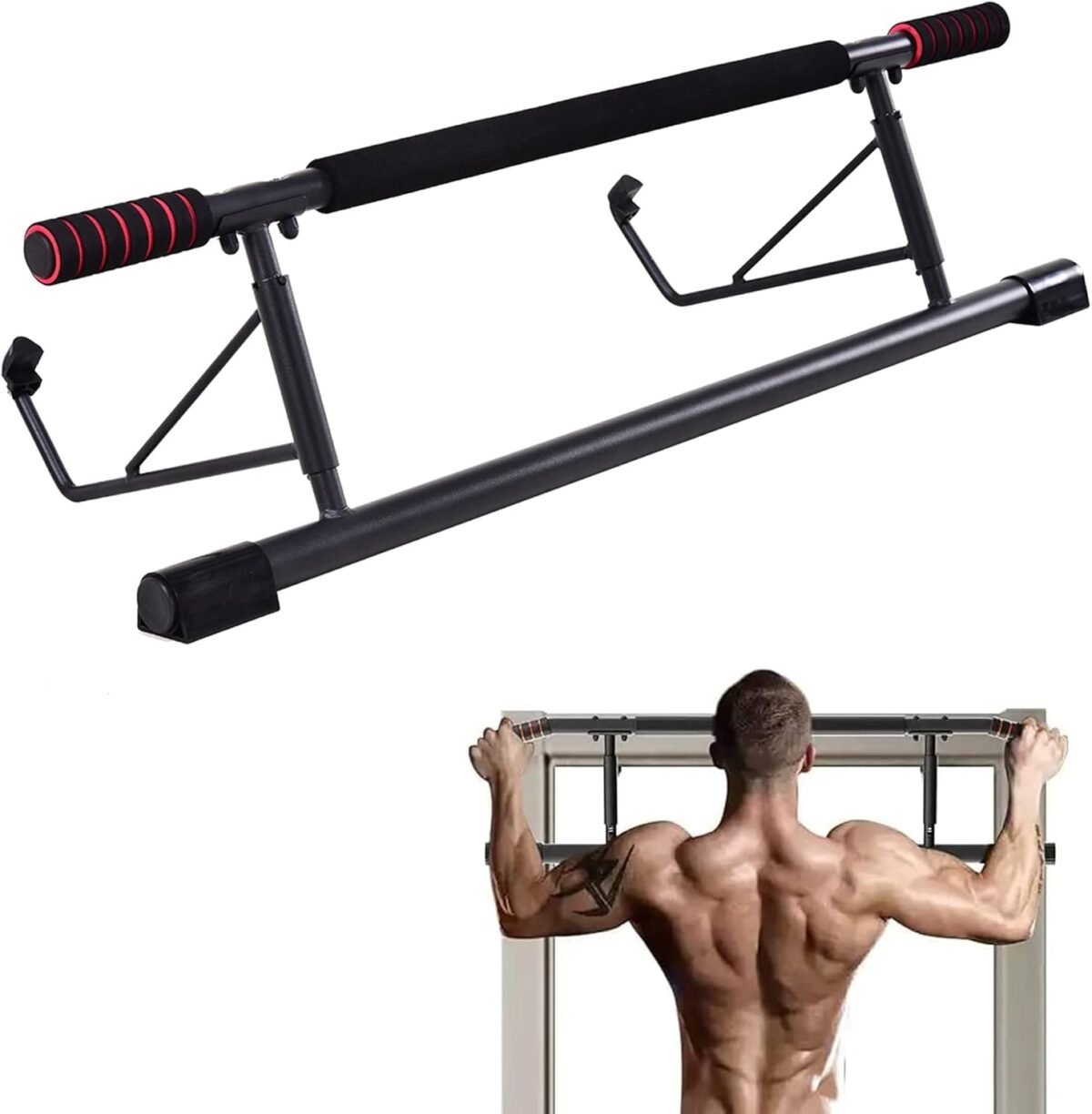 Enhanced Doorway Pull-Up Bar with Smart Hook