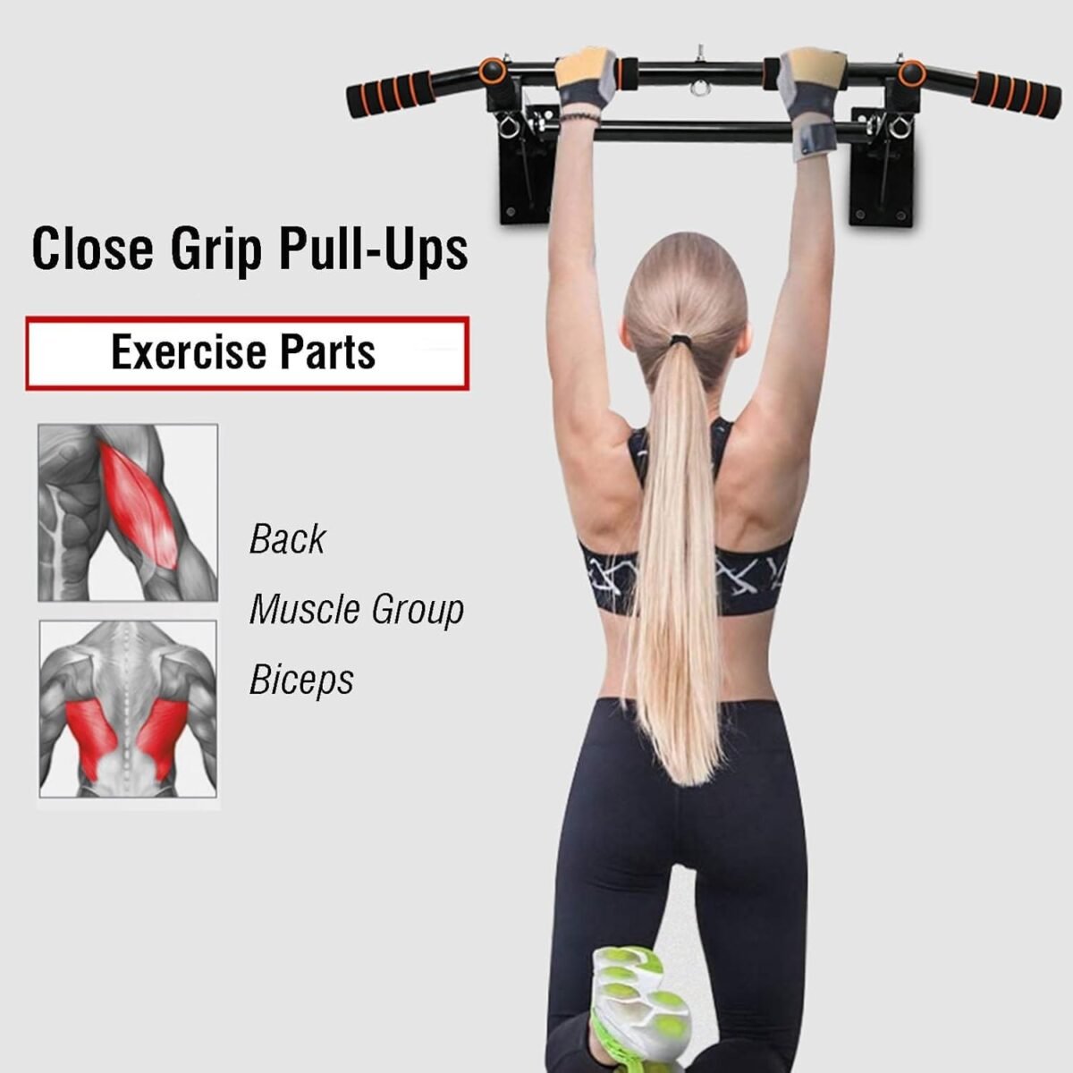 Multifunctional Wall-Mounted Pull-Up Bar - Image 3