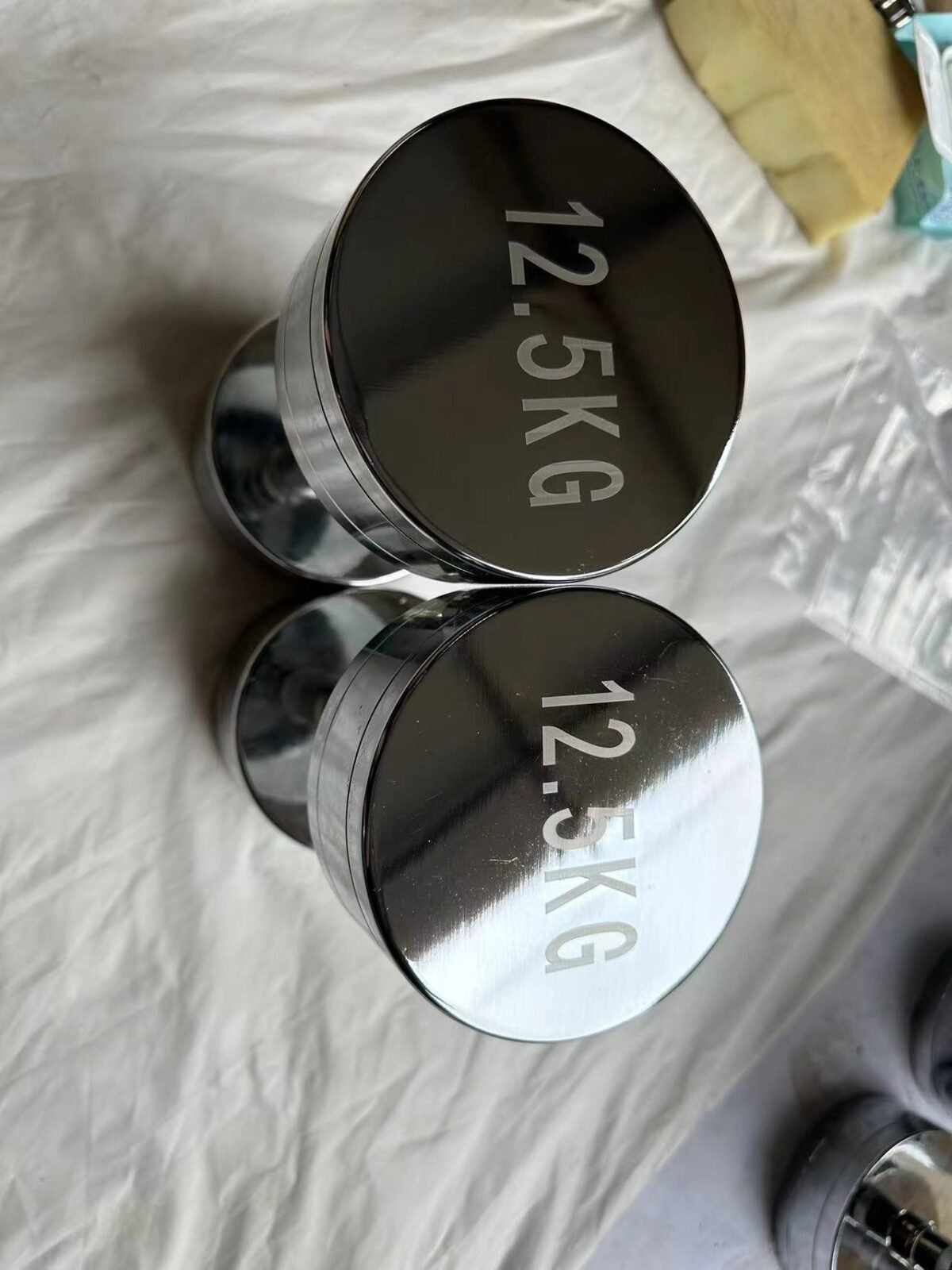 Chrome-Plated Steel Dumbbells for Home Gym - Image 2