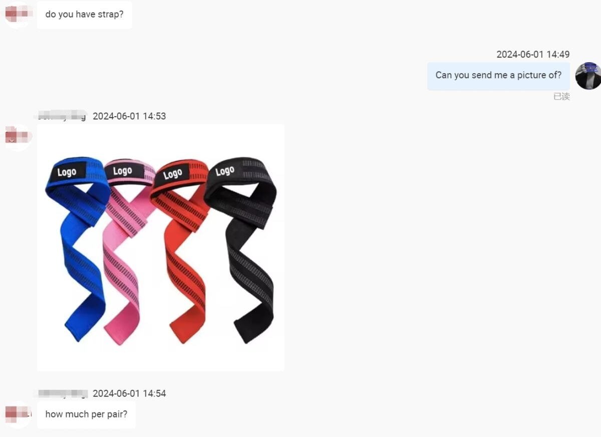 Quick Order Success 30pcs Anti-Slip Lifting Straps & 30pcs Hook Grip Straps to Cambodia