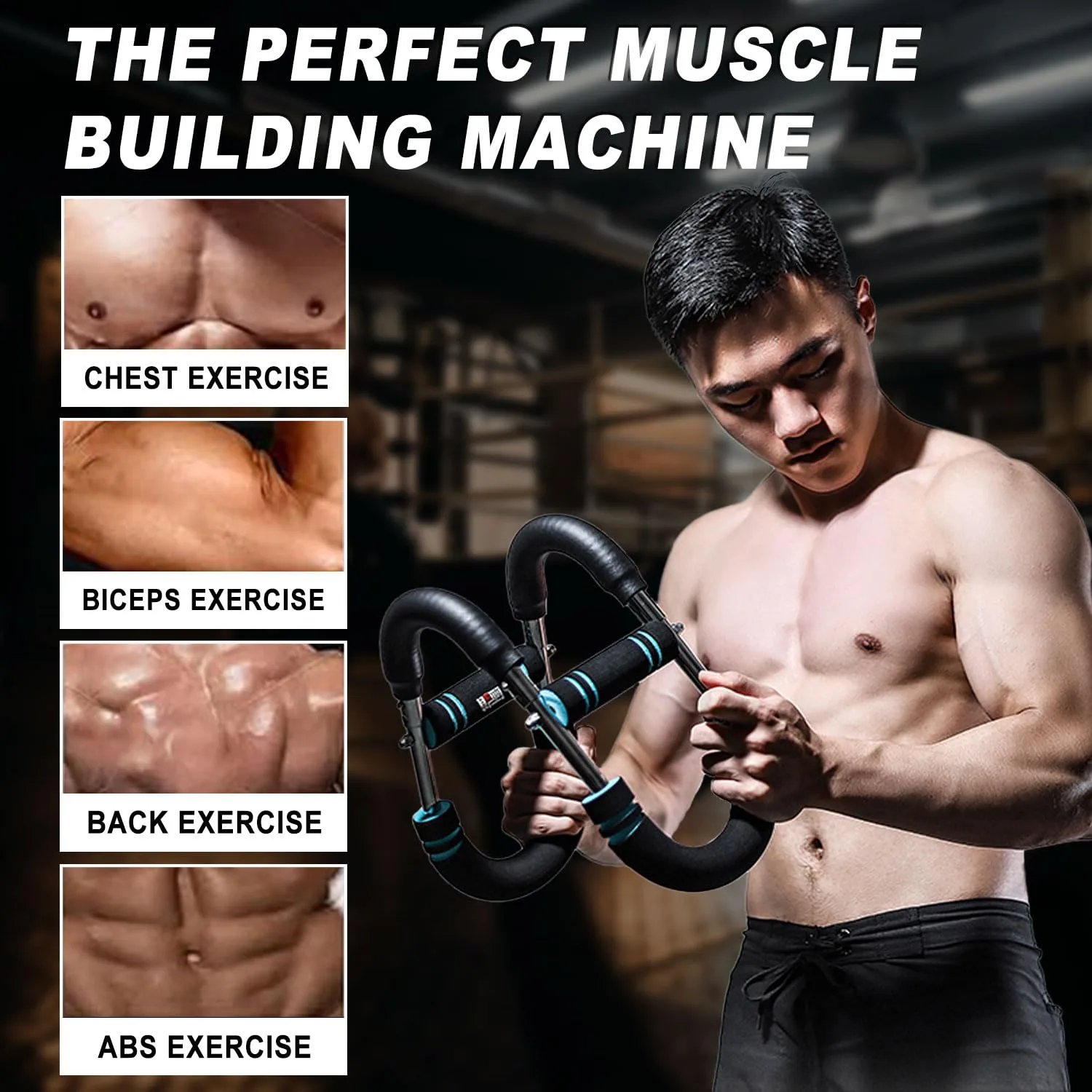 Adjustable Portable Chest Expander & Upper Body Trainer - Image 2